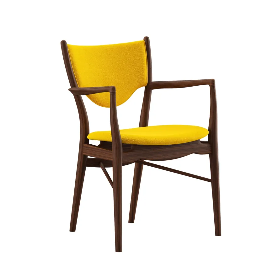 46 Armchair, valnød af Finn Juhl