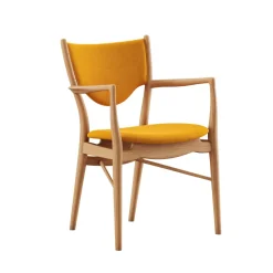 46 Armchair, valnød af Finn Juhl