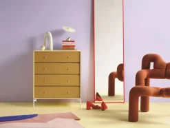 1125 kommode inkl. hjul fra Montana