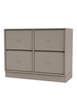 4124 kommode inkl. sokkel fra Montana