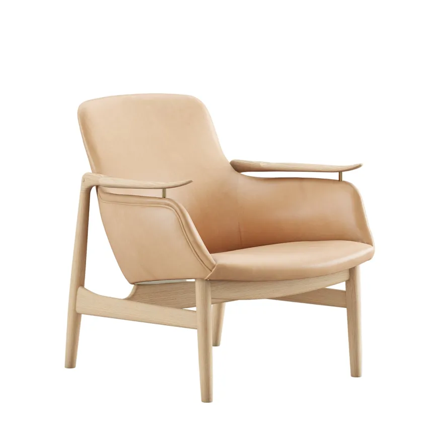 53 Lænestol, valnød af Finn Juhl