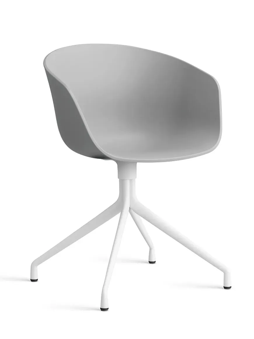 About a Chair AAC52 Forsidepolstret, hvid skal fra Hay