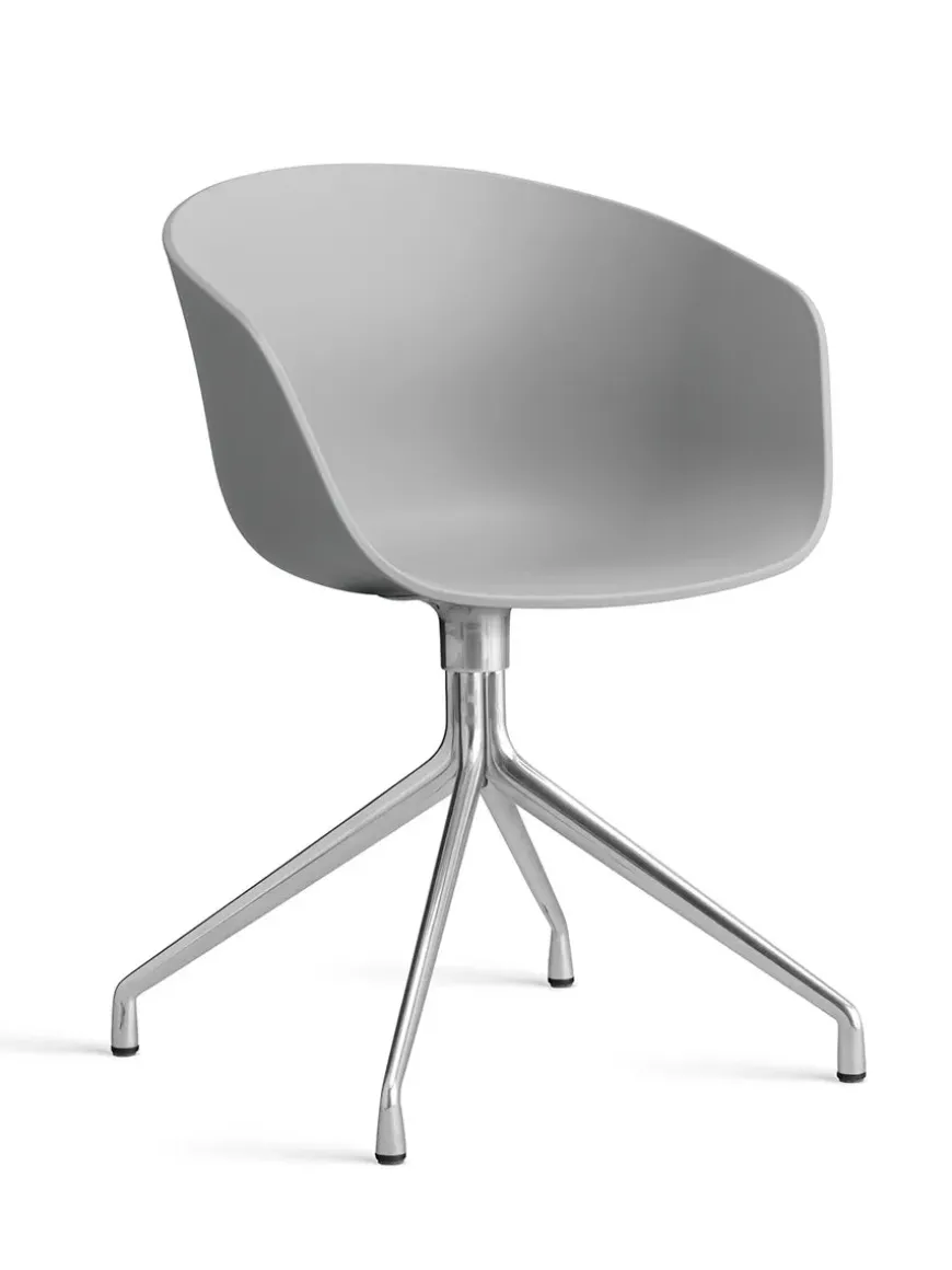 About a Chair AAC52 Forsidepolstret, hvid skal fra Hay