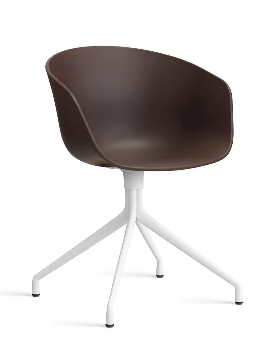 About a Chair AAC52 Forsidepolstret, hvid skal fra Hay