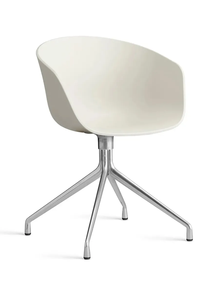 About a Chair AAC52 Forsidepolstret, hvid skal fra Hay