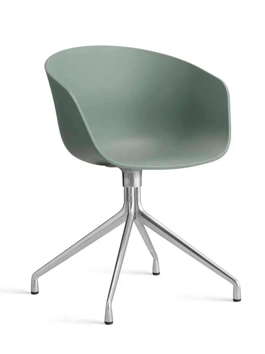 About a Chair AAC52 Forsidepolstret, hvid skal fra Hay