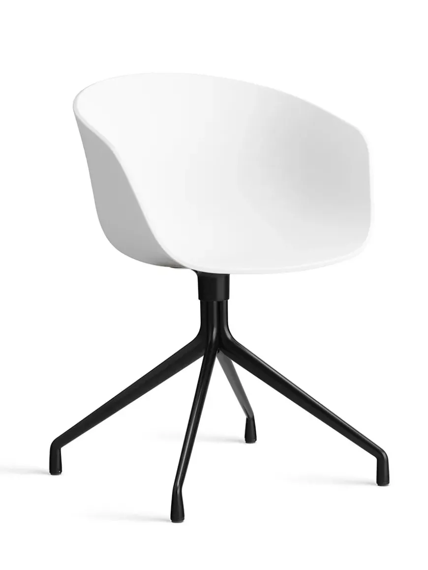 About a Chair AAC52 Forsidepolstret, hvid skal fra Hay