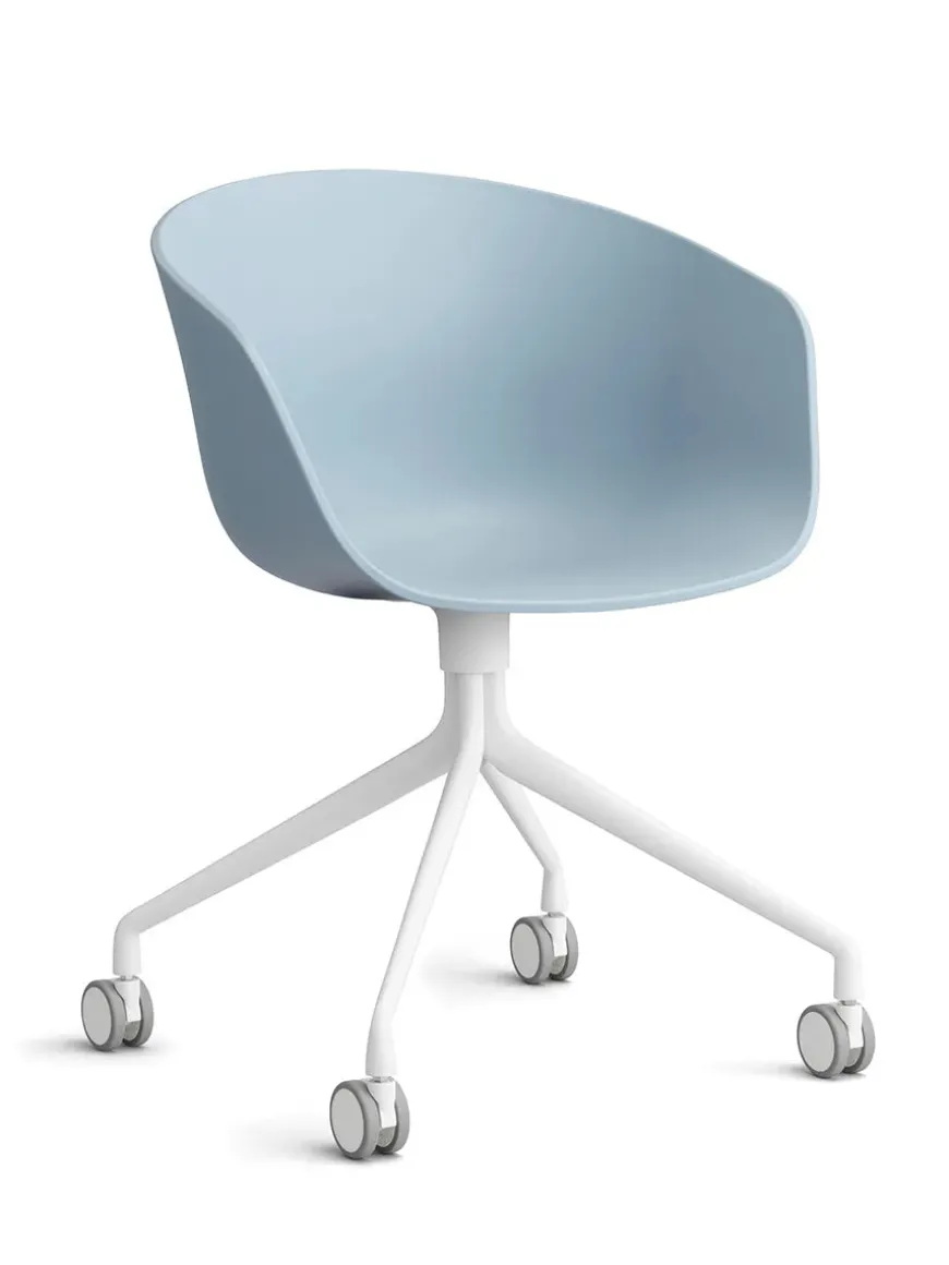 About a Chair AAC52 Forsidepolstret, hvid skal fra Hay