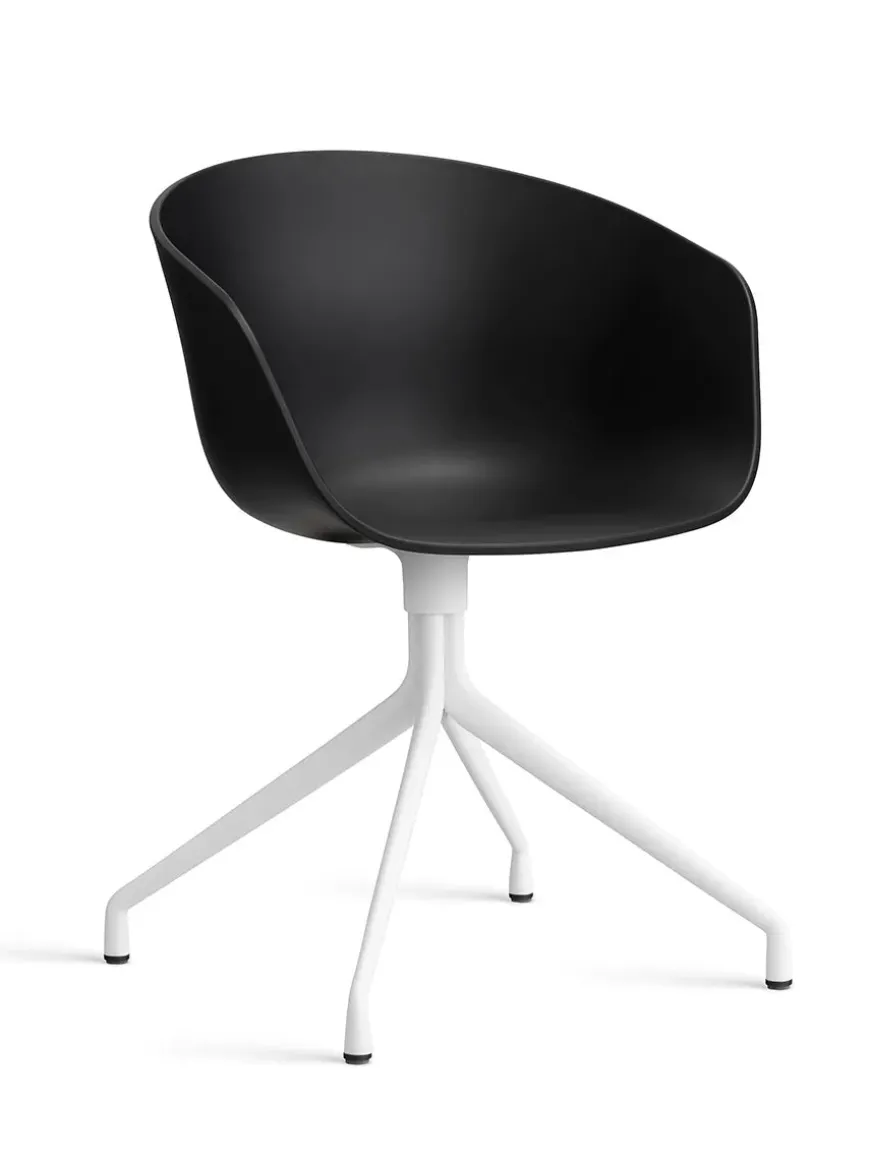 About a Chair AAC52 Forsidepolstret, sort skal fra Hay