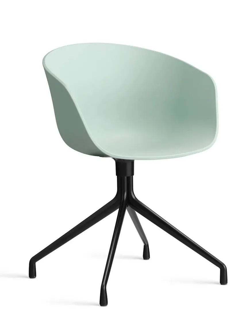 About a Chair AAC52 Forsidepolstret, sort skal fra Hay