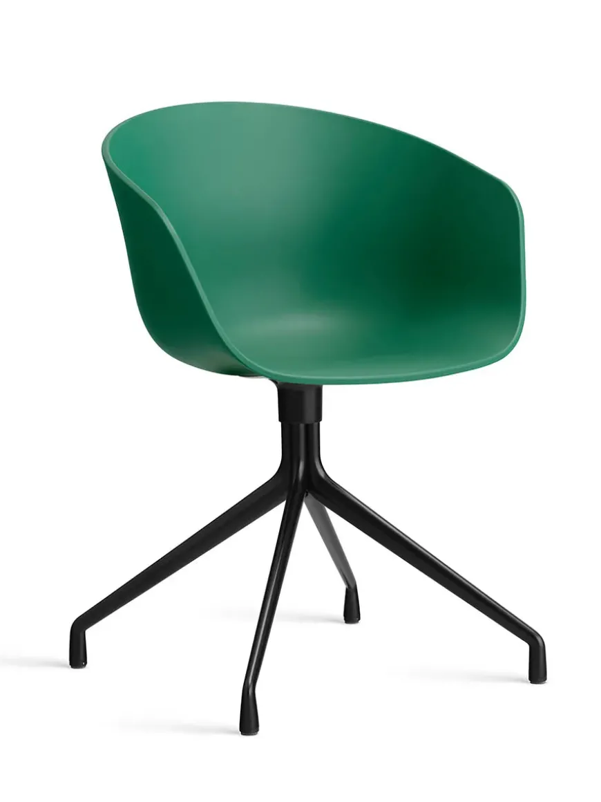 About a Chair AAC52 Forsidepolstret, sort skal fra Hay