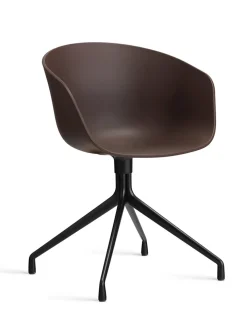 About a Chair AAC52 Forsidepolstret, sort skal fra Hay