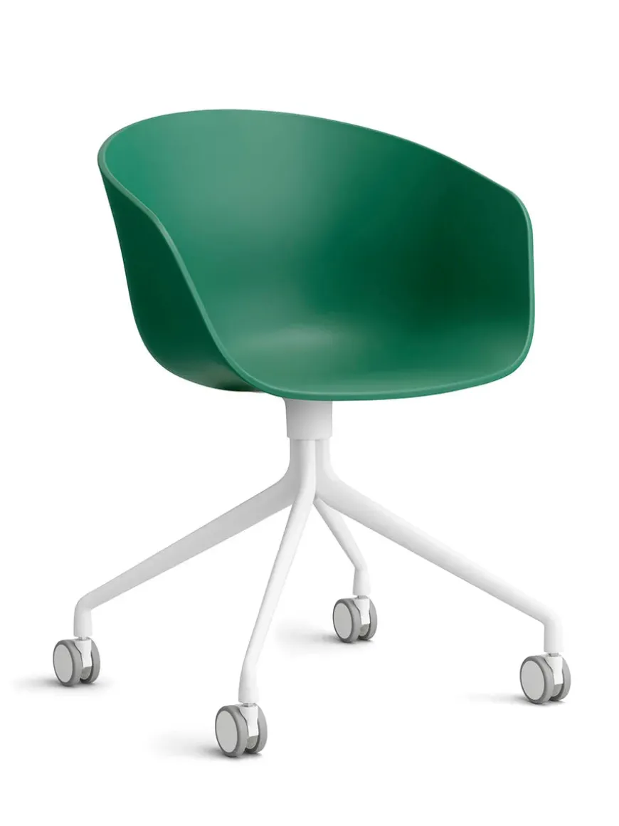 About a Chair AAC52 Forsidepolstret, sort skal fra Hay