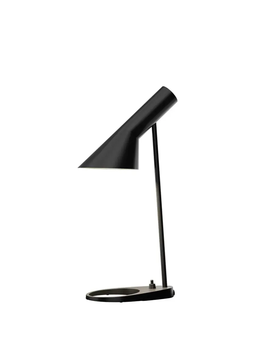 AJ Mini Table Lamp, black/brass af Arne Jacobsen