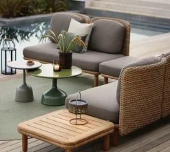 Arch Hjørnesofa m. bord fra Cane-line