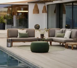 Arch Hjørnesofa m. bord fra Cane-line