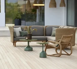 Arch 3-pers. Sofa m. lav arm/ryg fra Cane-line