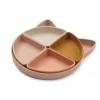 Arne ruminddelt tallerken, Cat rose multi mix fra Liewood