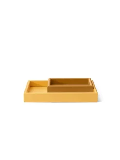 Arrange Trays TRSET1, amber/acacia fra Montana