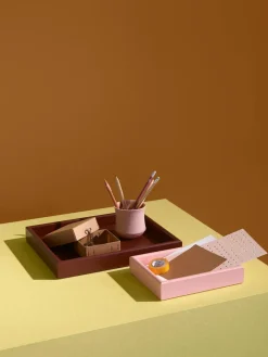 Arrange Trays TRSET1, amber/acacia fra Montana