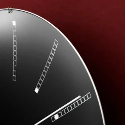 Bankers club vægur af Arne Jacobsen i sort (Ø: 29)