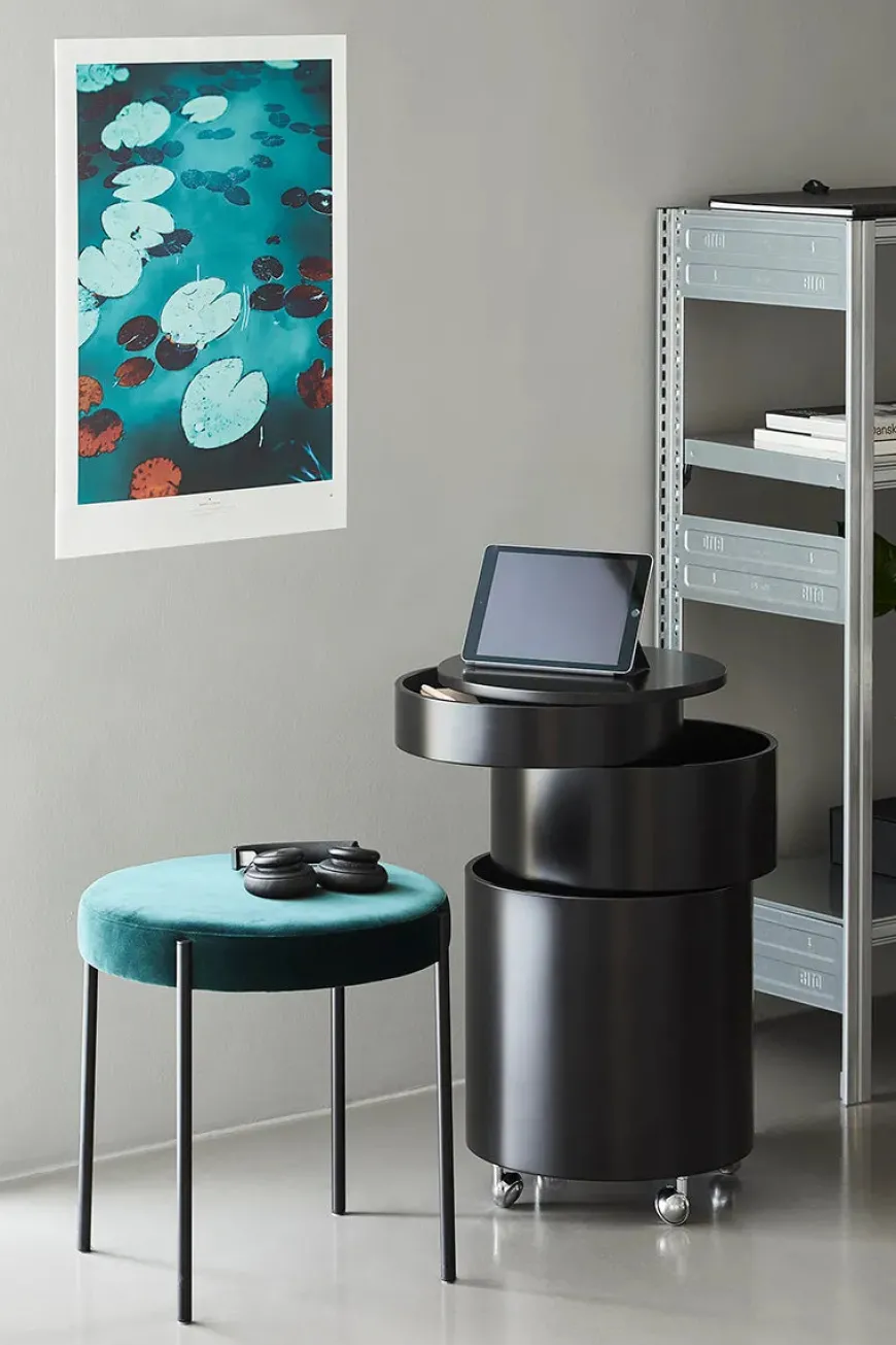 Barboy Sidebord, sort af Verner Panton