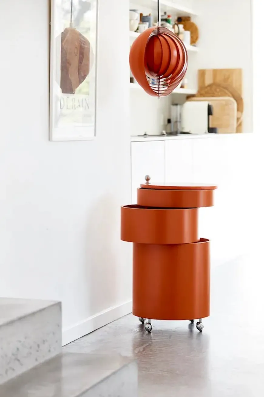 Barboy Sidebord, sort af Verner Panton