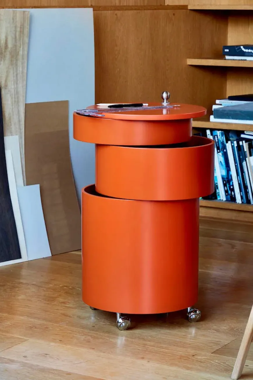 Barboy Sidebord, sort af Verner Panton