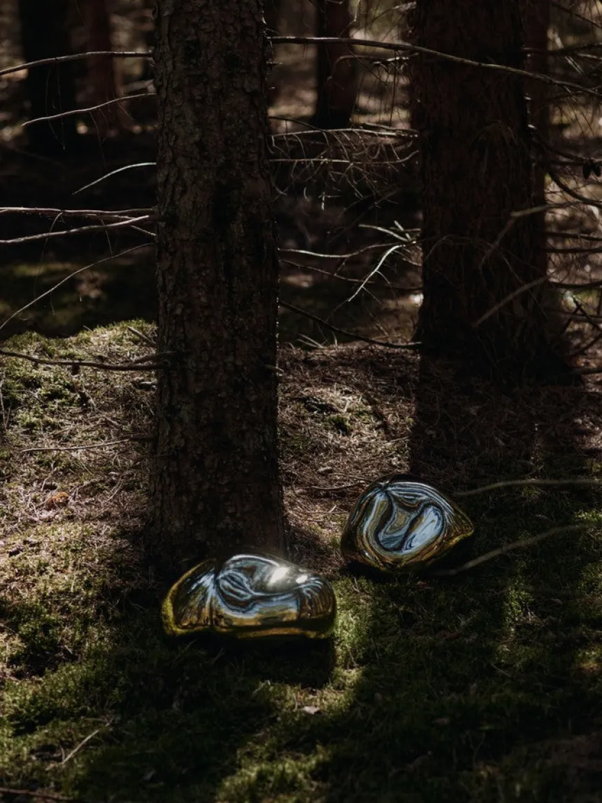 Bellure Piece - Oval Silver fra Ferm Living