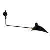 Big Wall Lamp w/1 Rotating Straight Arm af Serge Mouille