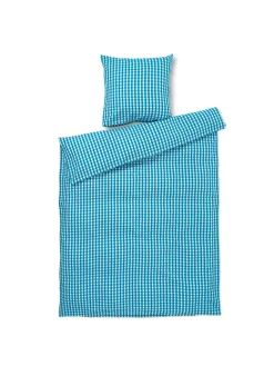 Bæk & Bølge Sengetøj, grøn/sand fra Juna