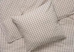 Bæk & Bølge Sengetøj, grøn/soft pink fra Juna