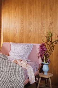 Bæk & Bølge Sengetøj, sort/sand fra Juna