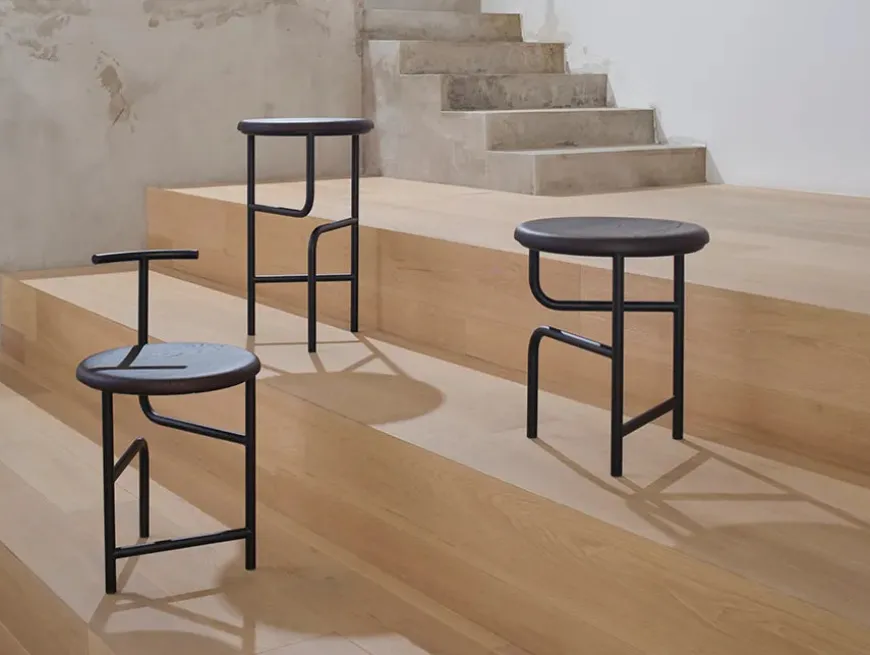 Blend Chair, black oak fra Stellar Works