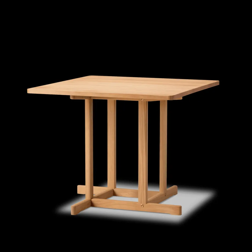 BM80 Shaker spisebord, firkantet af Børge Mogensen