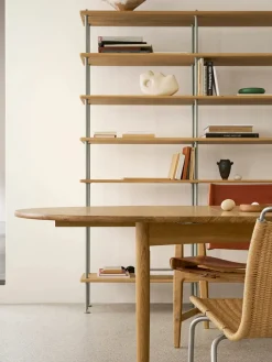 BM0121 Spisebord, sæbebehandlet eg af Børge Mogensen