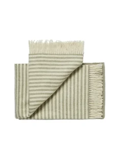 Bogø Plaid, light green fra Silkeborg Uldspinderi