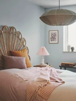 Bogø Plaid, light nordic grey fra Silkeborg Uldspinderi