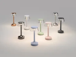 Bon Jour Unplugged – portable bordlampe fra FLOS