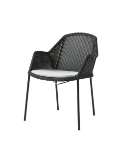 Breeze Havestol m. Armlæn, stabelbar fra Cane-line