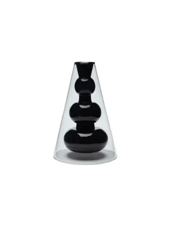 Bump Vase Cone Black fra Tom Dixon