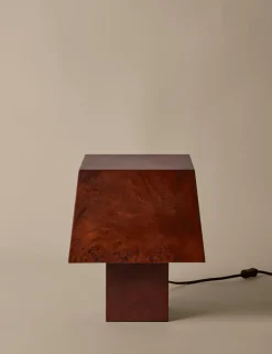 Burl table lampe i Dark Stained Burl fra Ferm Living