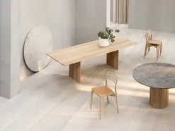 Cabin Stol med lædersæde fra Vipp