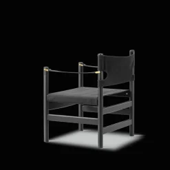 Canvas 21 stol, lys olieret eg af Børge Mogensen