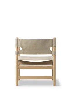 Canvas 21 stol, sortlakeret eg af Børge Mogensen