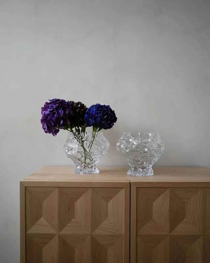 Canyon Vase Medium, clear fra Hein studio