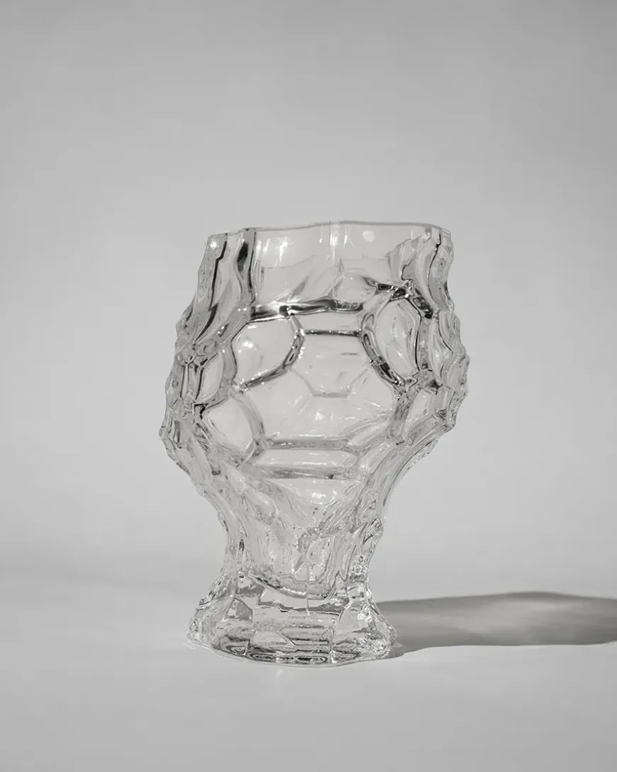 Canyon Vase Medium, clear fra Hein studio