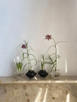 Canyon Vase Mini, clear fra Hein Studio