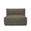 Catena Sofa Center L100 Check, sand/black fra Ferm Living