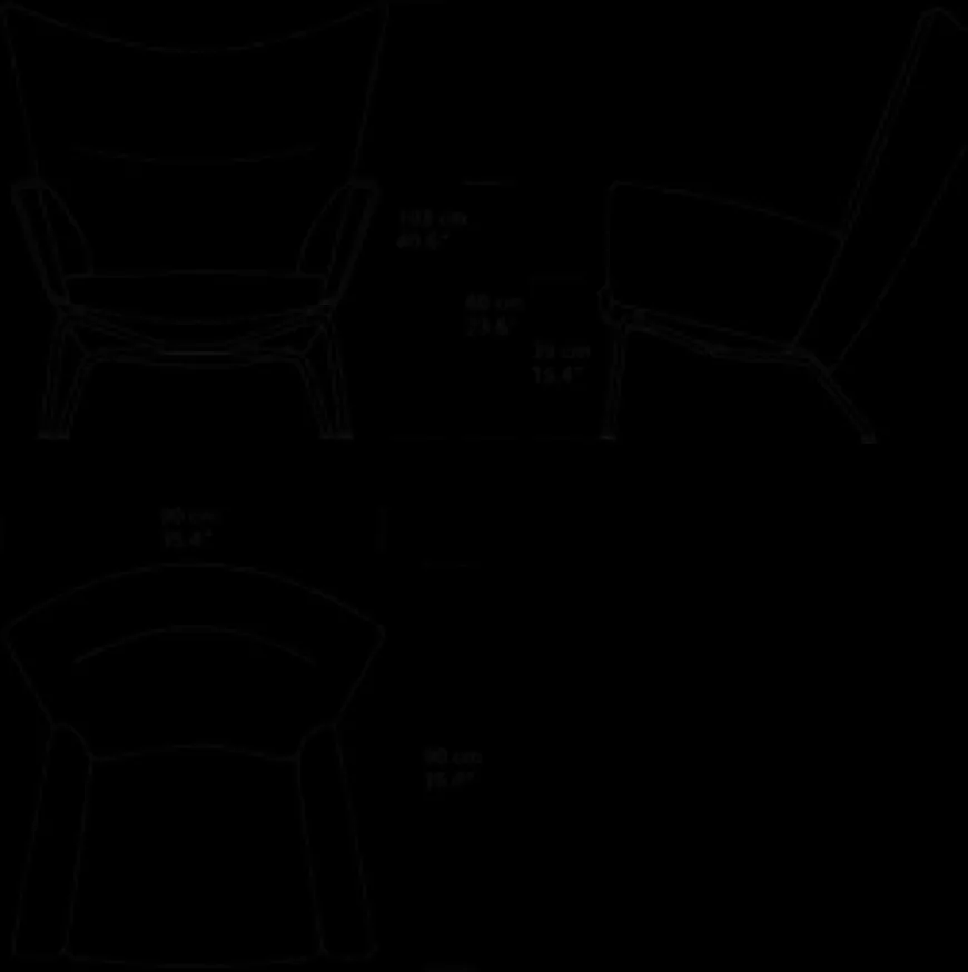 CH445 Wing Chair af Hans J. Wegner
